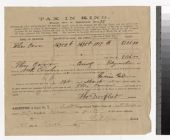 Tax receipt, 25 March 1865